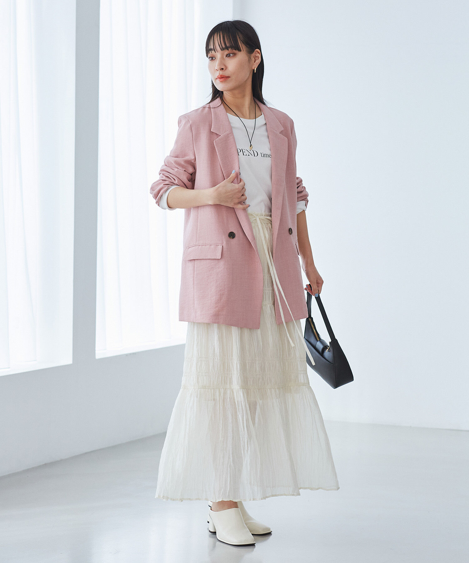 VIS「美easyテーラードジャケット【洗える】」|テーラードジャケット|