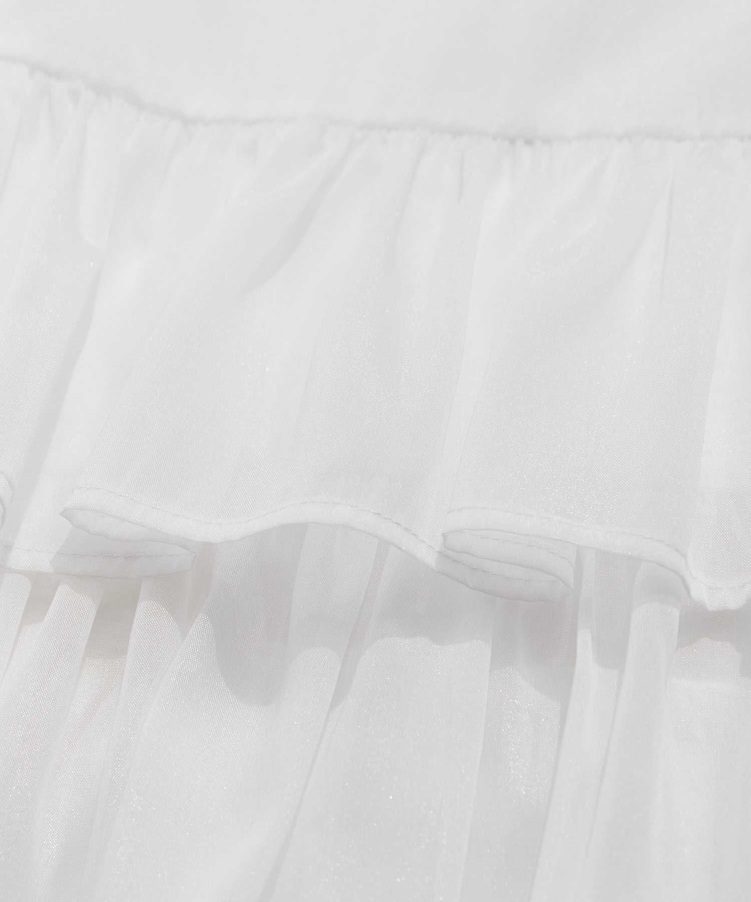 VIS「【洗える】シアーフリルブラウス」|シャツ・ブラウス|