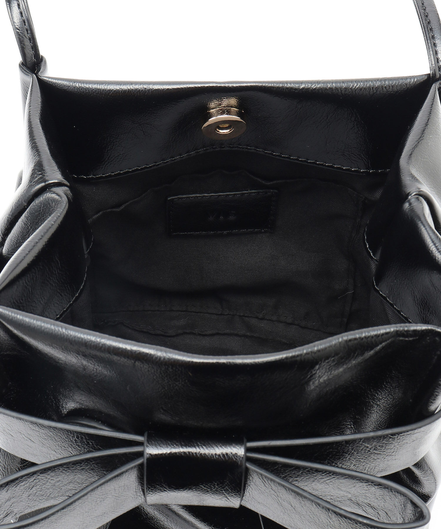 VIS「【ハンドルの長さ調節が出来る】リボンミニトートバック」|ショルダー・メッセンジャー|