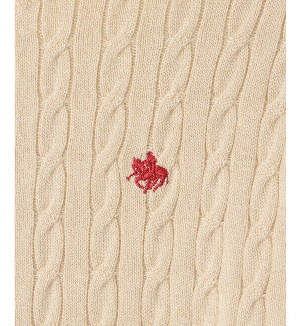 VIS「【新色追加】【POLO BCS】VIS別注ミニケーブルコンパクトニットカーディガン」|カーディガン|