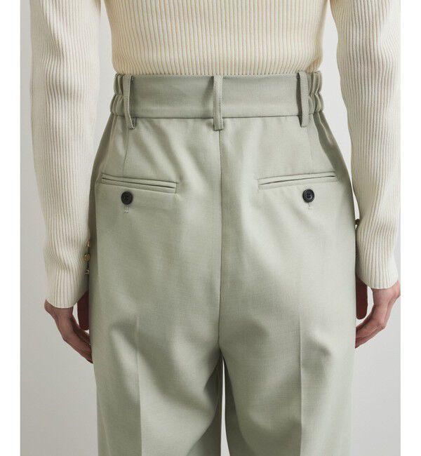 VIS「【美easy】コンフォートストレートワイドパンツ/イージーケア・UVケア・セットアップ対応」|スラックス|