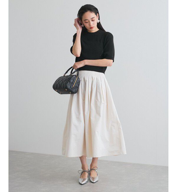 VIS「【洗える】アイレットブークレコンパクトニット」|Tシャツ・カットソー|