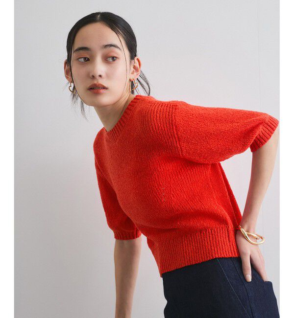 VIS「【洗える】アイレットブークレコンパクトニット」|Tシャツ・カットソー|