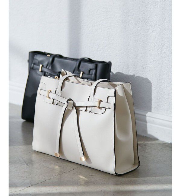 VIS「【A4収納】フラップタイトートバッグ」|トートバッグ|