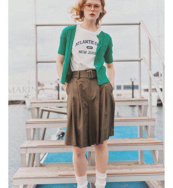 VIS「【POLO BCS】VIS別注ハーフスリーブミニケーブルカーディガン」|カーディガン|