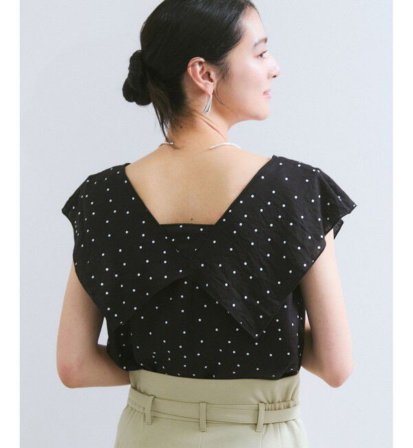 VIS「コンパクトビッグカラーブラウス」|シャツ・ブラウス|