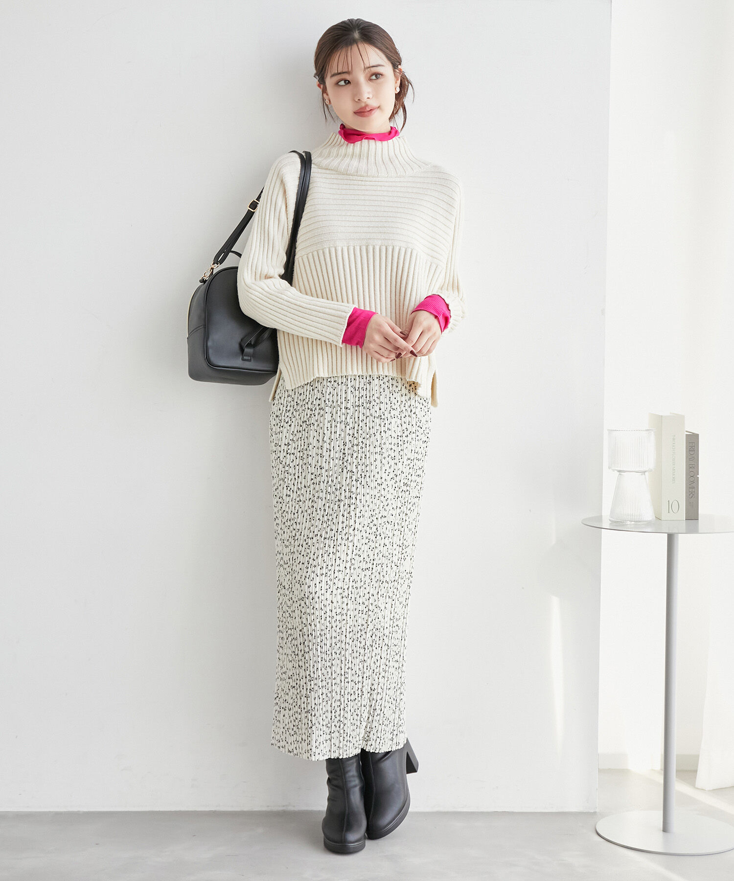 Rope&rsquo;Picnic「【WEB限定カラー: ライトグレー,イエロー】シアーカットタートル」|Tシャツ・カットソー|