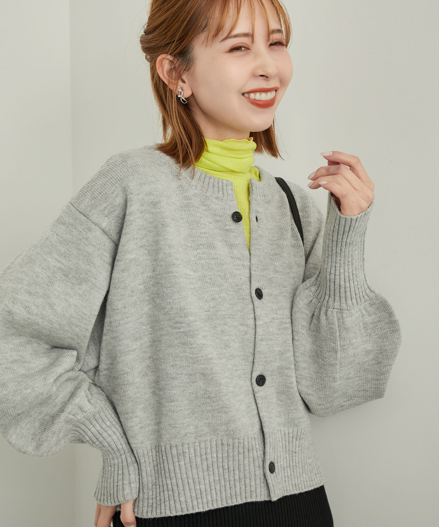 Rope&rsquo;Picnic「【WEB限定カラー: ライトグレー,イエロー】シアーカットタートル」|Tシャツ・カットソー|