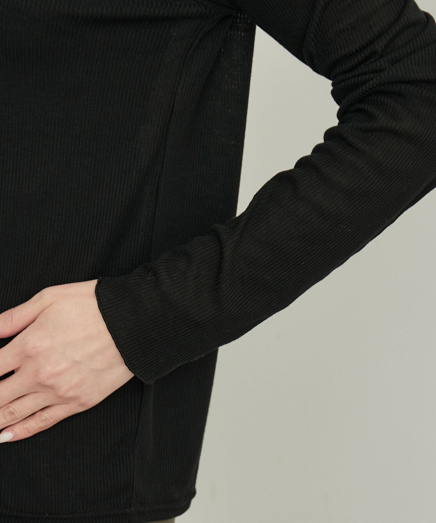 Rope&rsquo;Picnic「【WEB限定カラー: ライトグレー,イエロー】シアーカットタートル」|Tシャツ・カットソー|