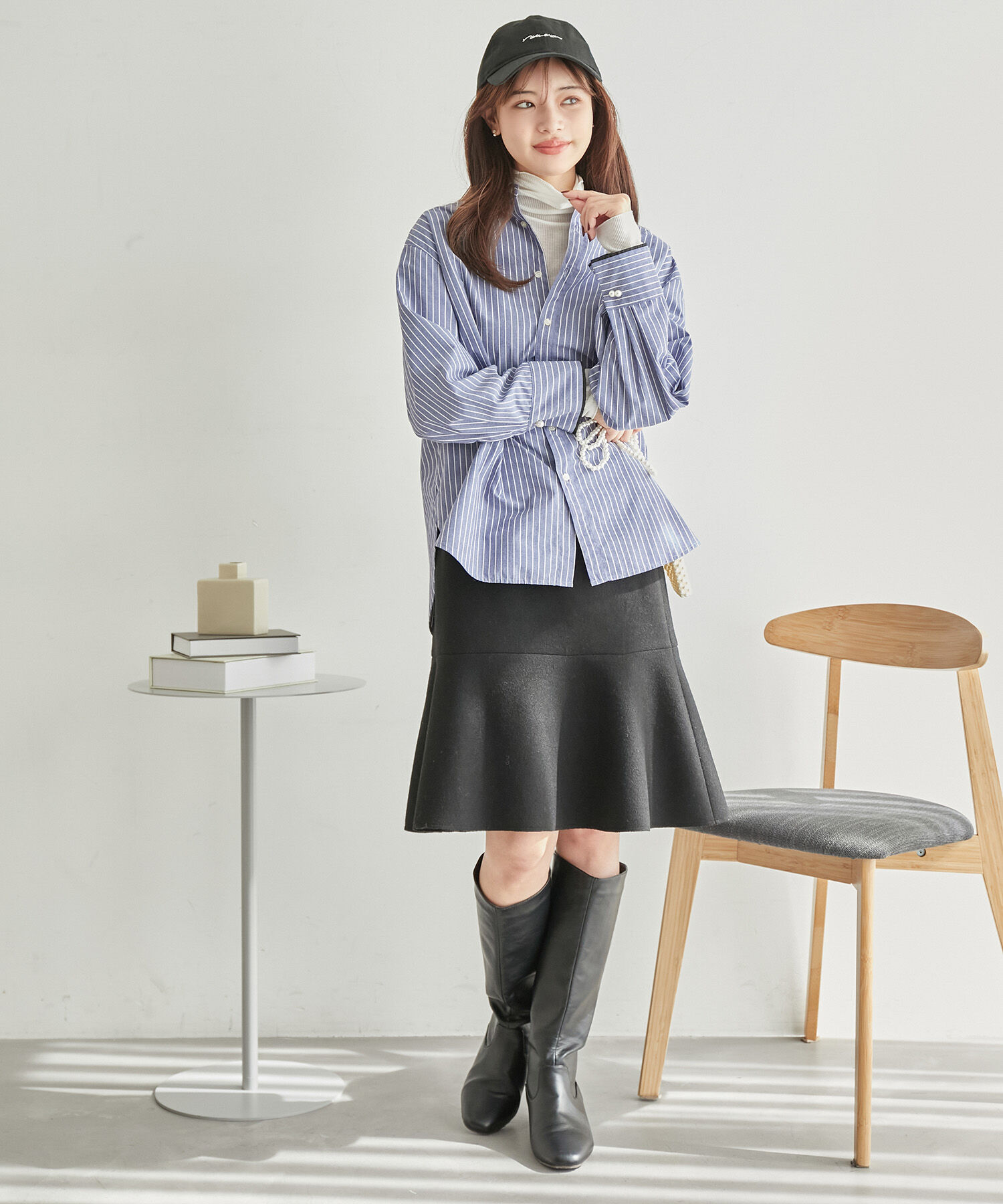 Rope&rsquo;Picnic「【WEB限定カラー: ライトグレー,イエロー】シアーカットタートル」|Tシャツ・カットソー|