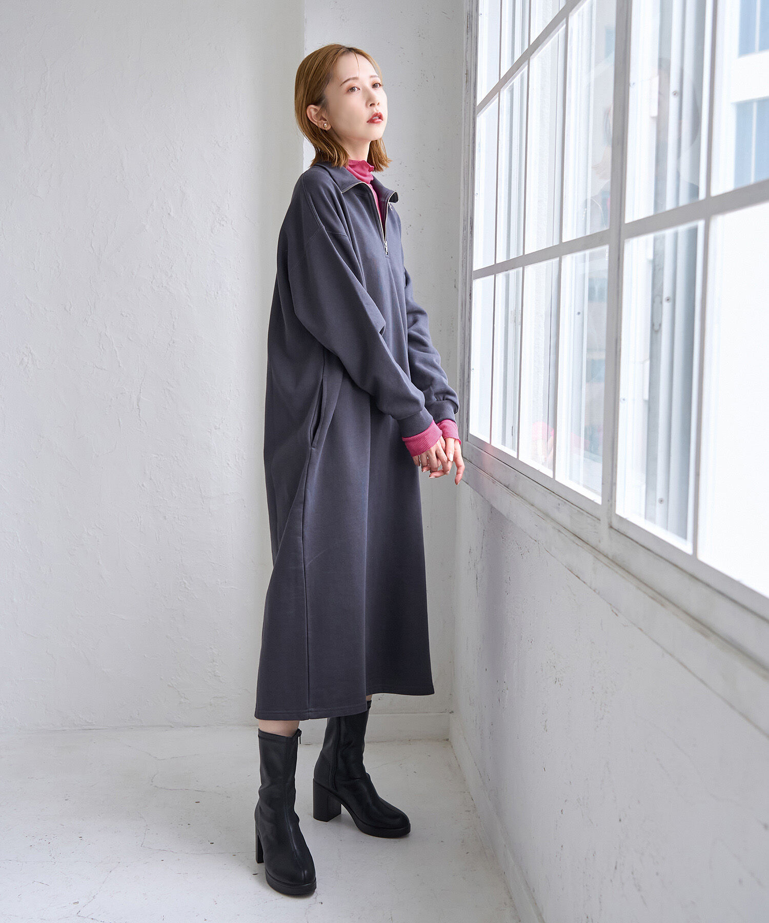 Rope&rsquo;Picnic「【WEB限定カラー: ライトグレー,イエロー】シアーカットタートル」|Tシャツ・カットソー|