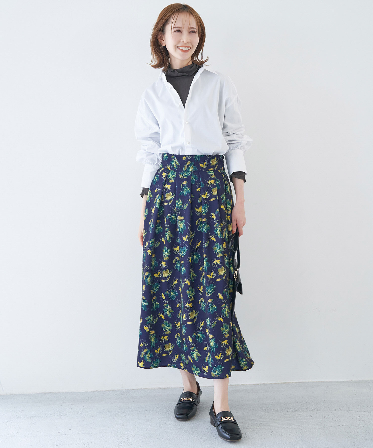 Rope&rsquo;Picnic「【WEB限定カラー: ライトグレー,イエロー】シアーカットタートル」|Tシャツ・カットソー|