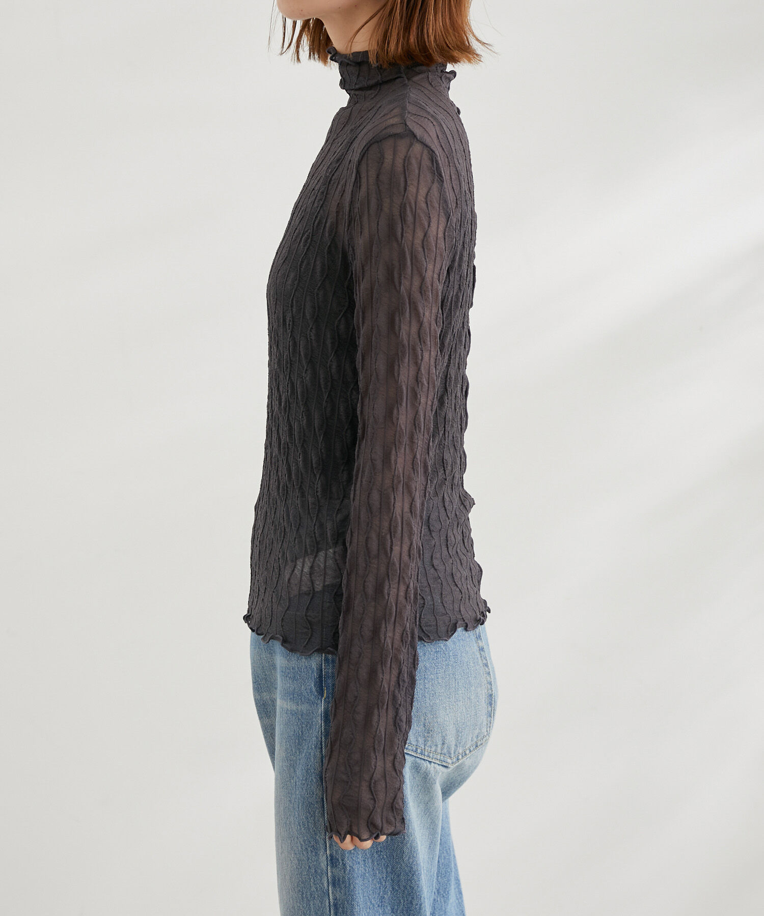 Rope&rsquo;Picnic「シアージャガードタートル」|Tシャツ・カットソー|