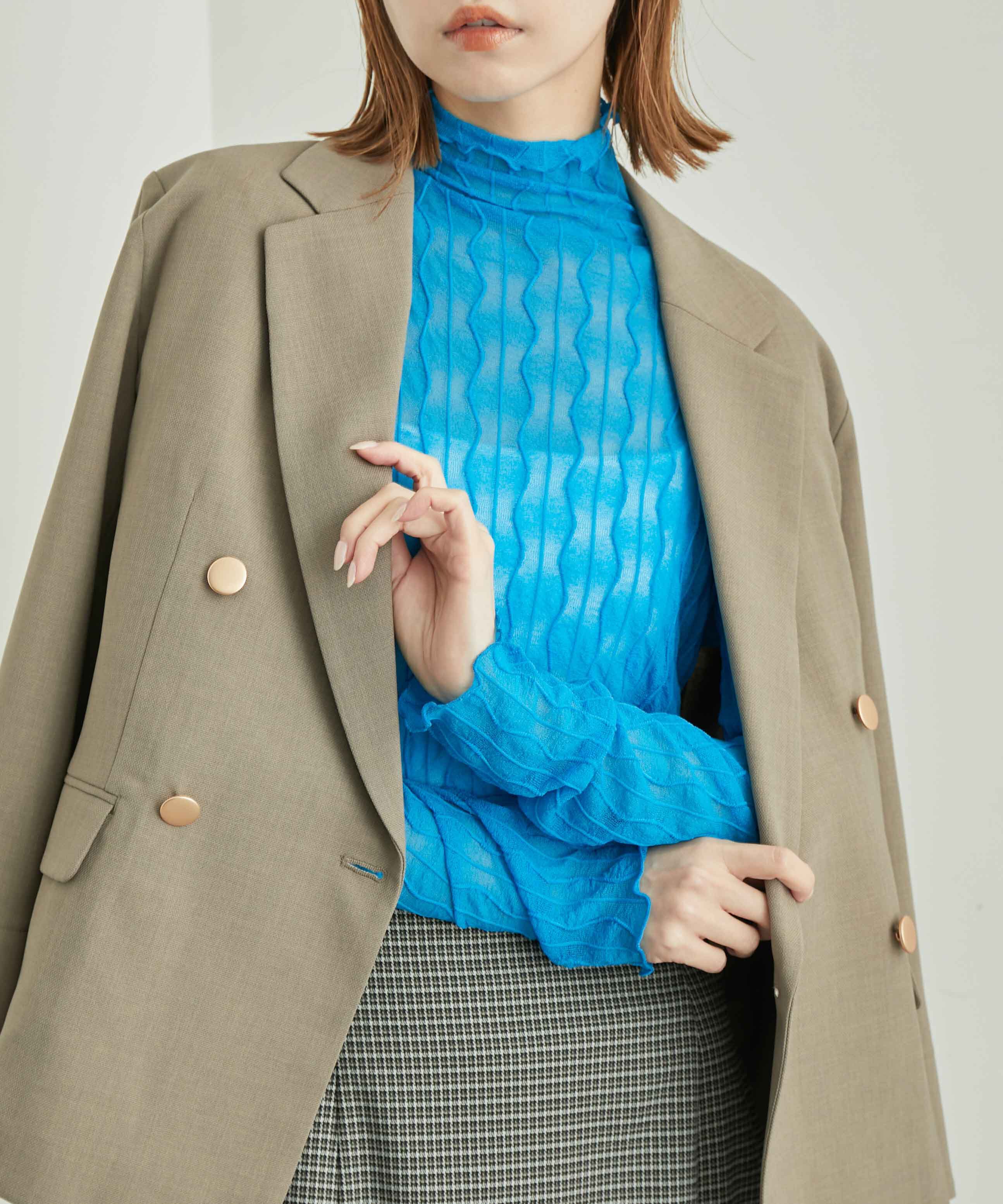 Rope&rsquo;Picnic「シアージャガードタートル」|Tシャツ・カットソー|