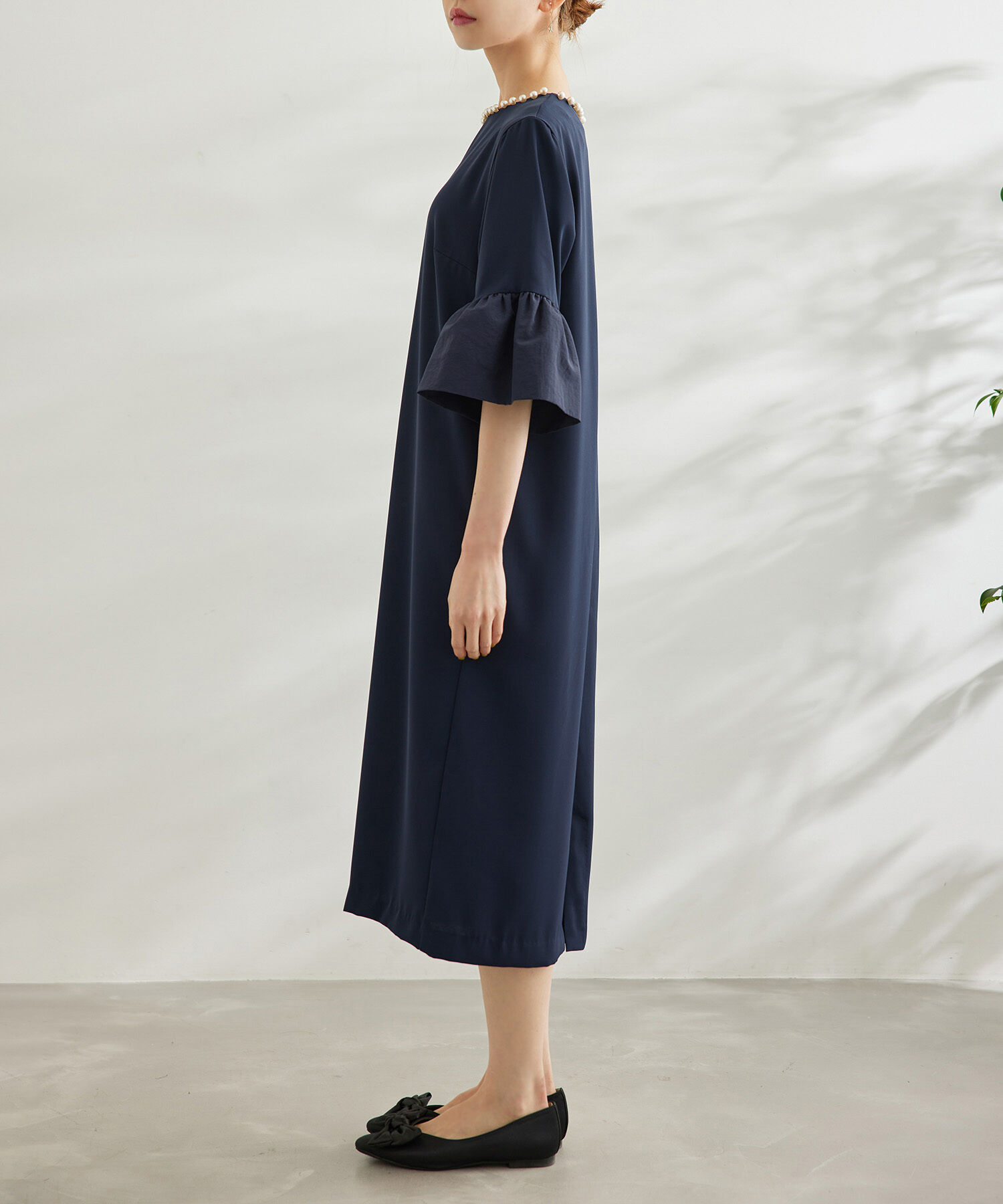 Rope&rsquo;Picnic「【一部店舗限定】【Mon E&rsquo;toile/モンエトワール】パールサックDress」|ドレス|