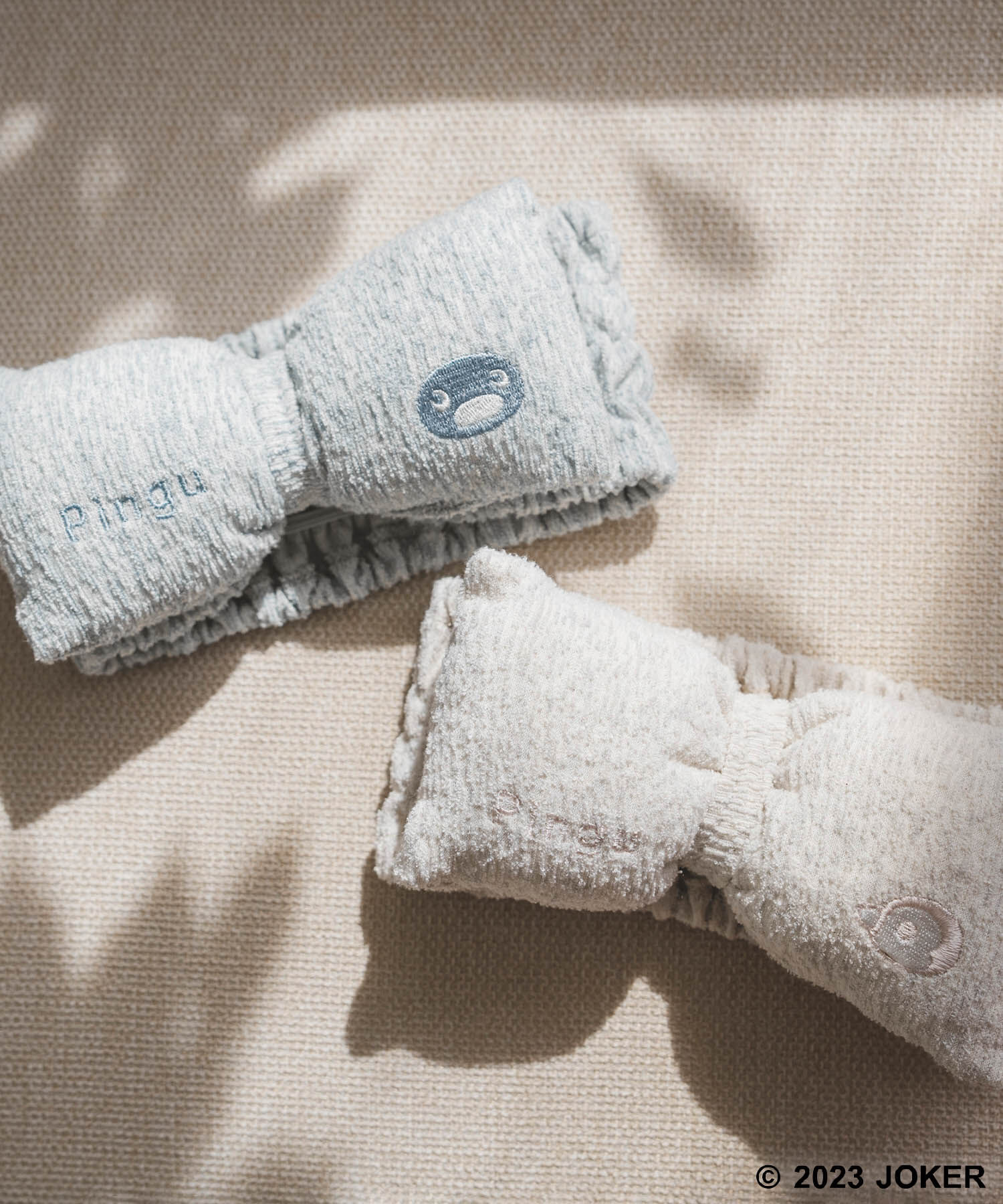 ROPE PICNIC PASSAGE「【Pingu &times; ROPE' PICNIC】パイルもこもこリボンヘアターバン」|ヘアバンド|