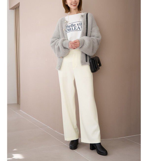 Rope&rsquo;Picnic「ワイドパンツ/防汚加工」|チノ|