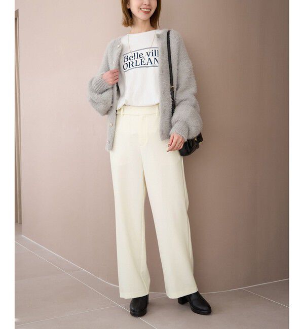 Rope&rsquo;Picnic「ワイドパンツ/防汚加工」|チノ|