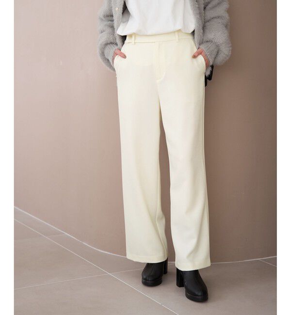 Rope&rsquo;Picnic「ワイドパンツ/防汚加工」|チノ|