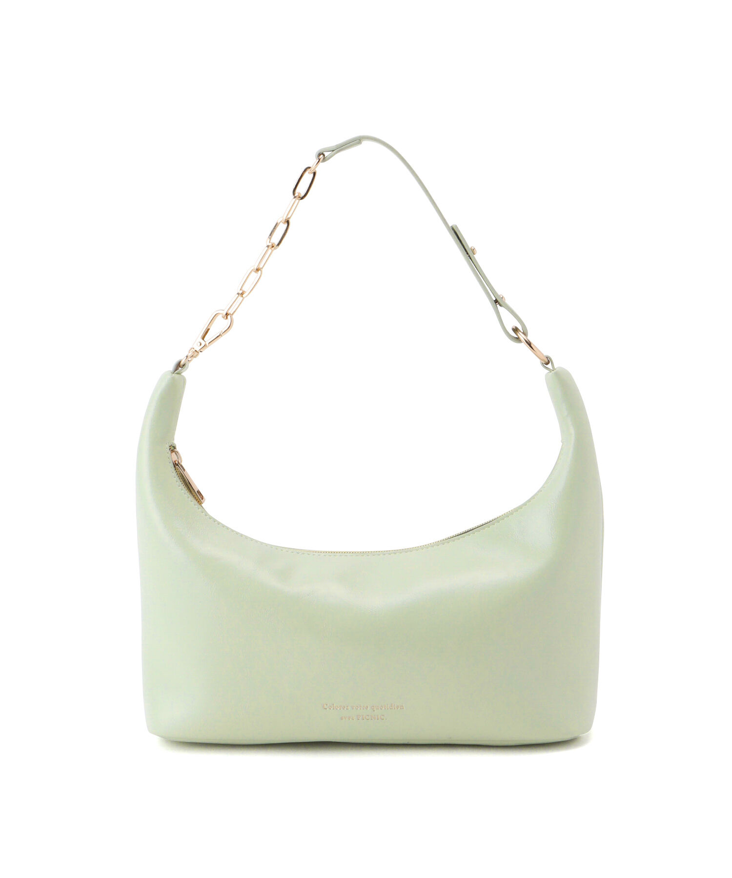 ROPE PICNIC PASSAGE「リンクルエナメルワイドワンショルダー＆クラッチバッグ」|ショルダー・メッセンジャー|