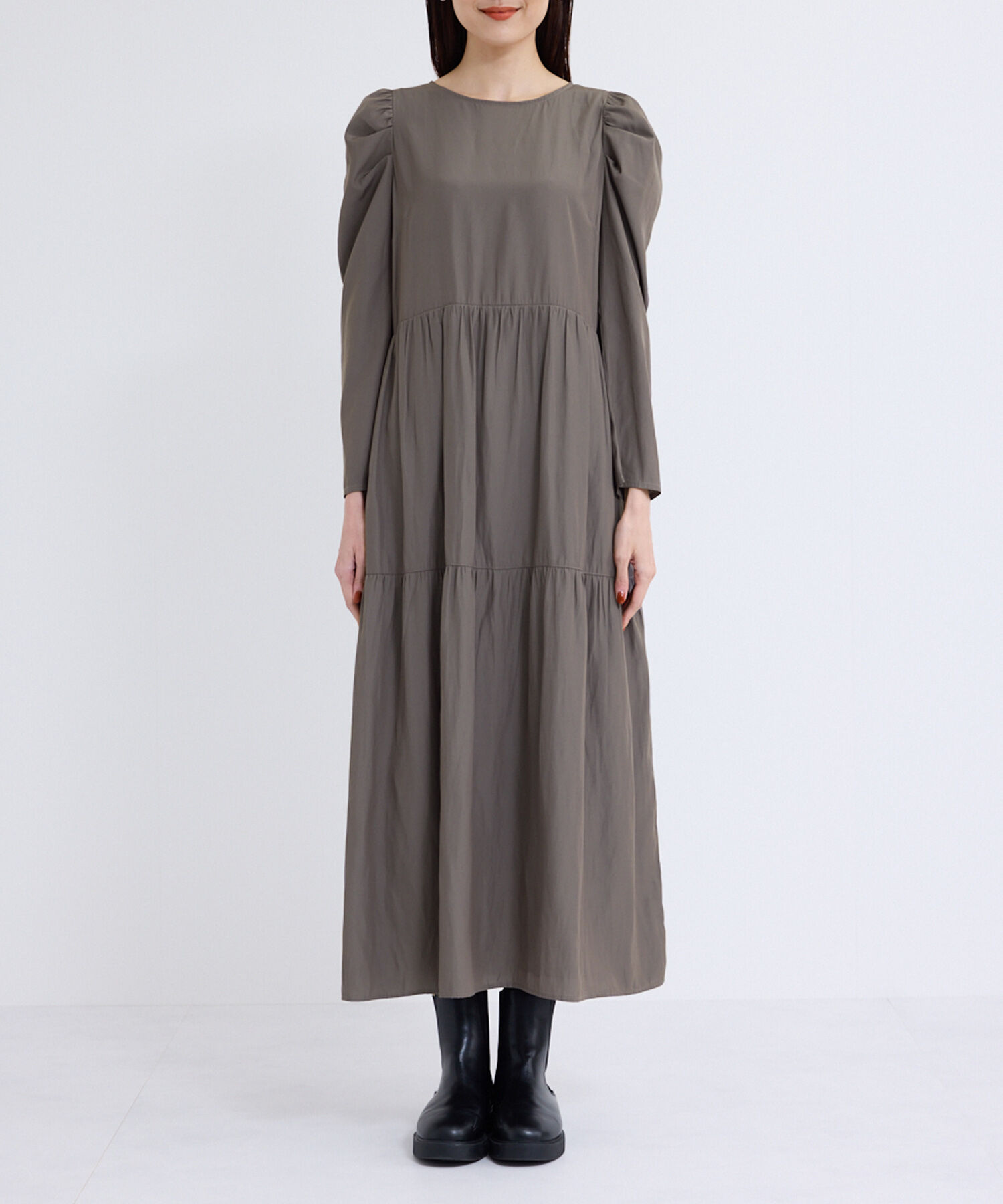 Rope&rsquo;Picnic「ティアードロングワンピース」|ワンピース|