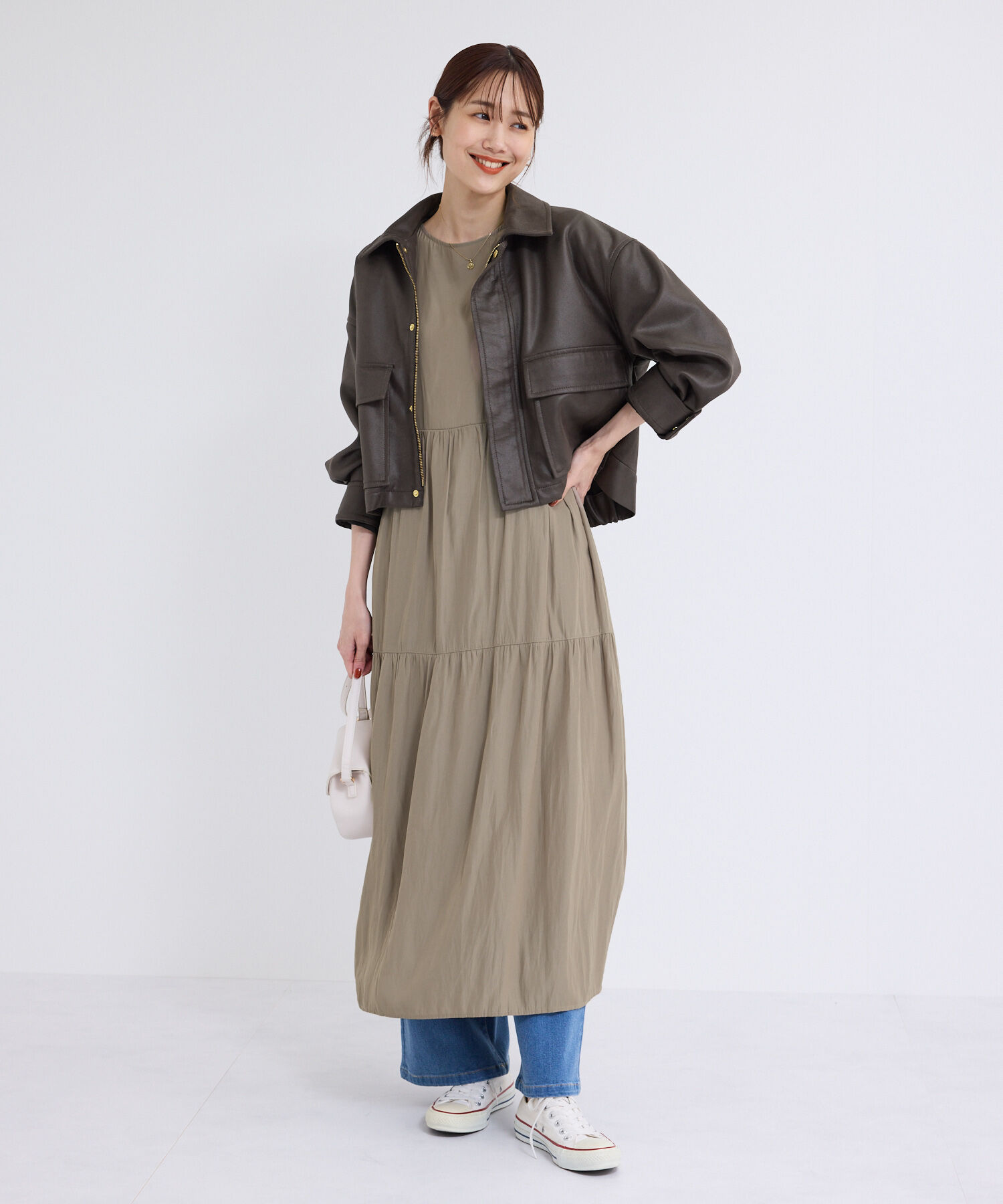 Rope&rsquo;Picnic「ティアードロングワンピース」|ワンピース|