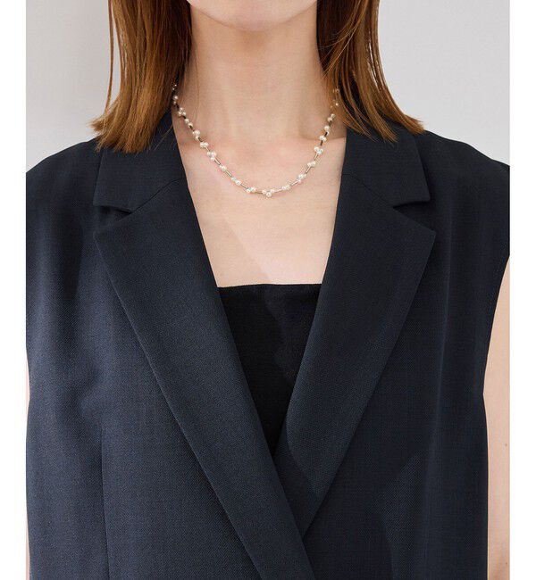 Rope&rsquo;Picnic「カナパ スリーブレスジレ/セットアップ対応・UV・抗菌防臭・接触冷感」|ベスト・ジレ|