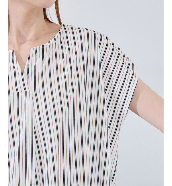 Rope&rsquo;Picnic「カットジョーゼットスキッパートップス」|Tシャツ・カットソー|