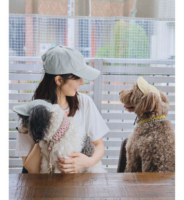 ROPE PICNIC PASSAGE「【DOG】【comif(コミフ)&times;ROPE' PICNIC】シャイニーキャップ/リンクコーデ」|その他|