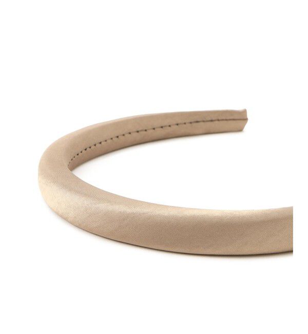 ROPE PICNIC PASSAGE「プレート付きサテンカチューシャ」|カチューシャ|