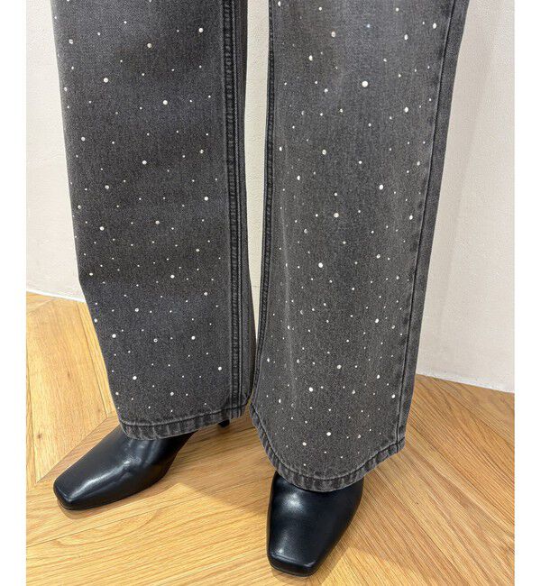 Rope&rsquo;Picnic「パールキラキラビジューデニム」|デニム|