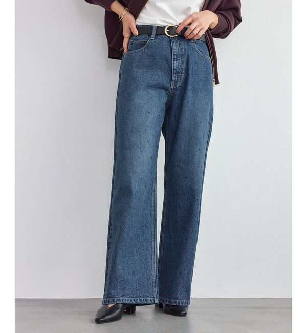 Rope&rsquo;Picnic「パールキラキラビジューデニム」|デニム|