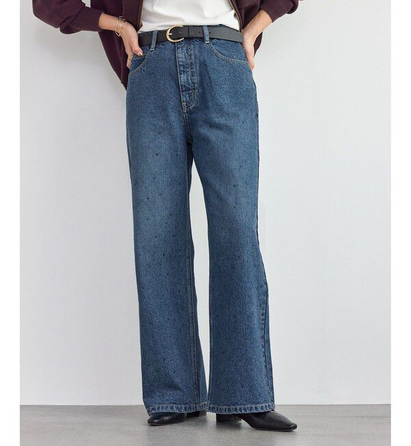 Rope&rsquo;Picnic「パールキラキラビジューデニム」|デニム|