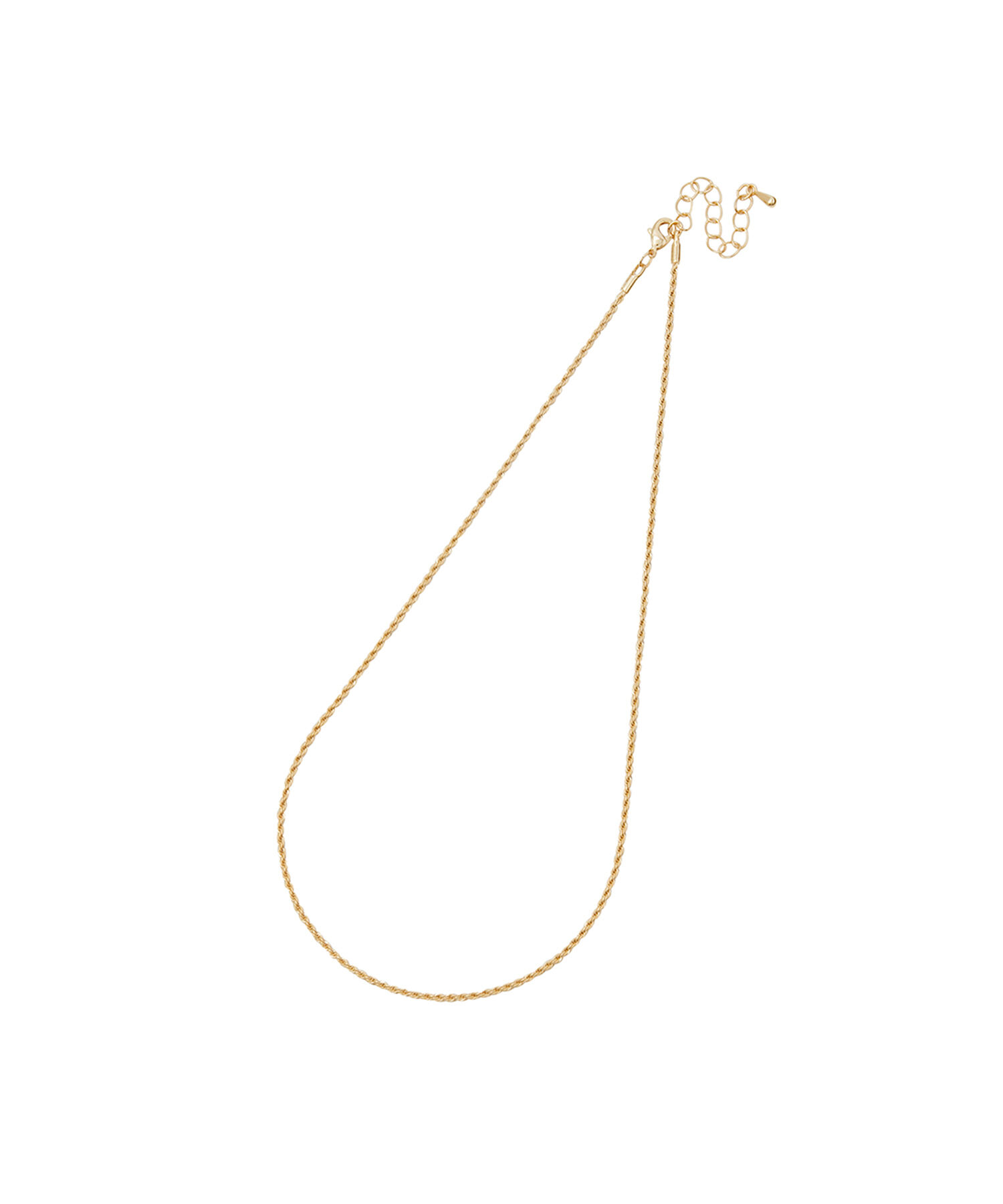 ADAM ET ROPE'「【LES BIJOUX】ツイストチェーンネックレス」|ネックレス|