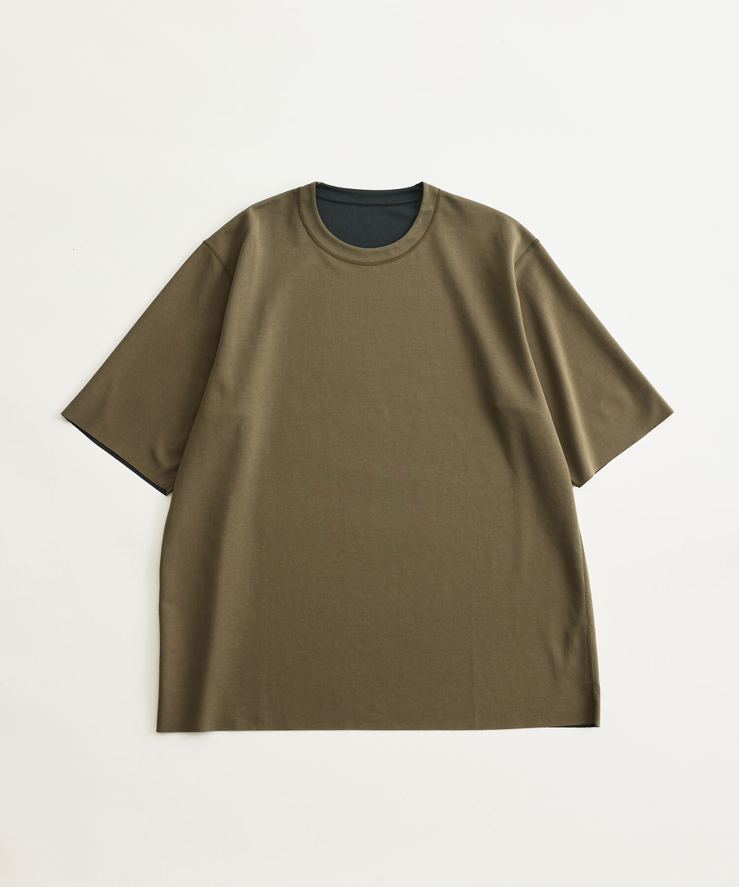 ADAM ET ROPE'「ハイゲージ シャンブレー リバーシブル Tシャツ」|Tシャツ・カットソー|