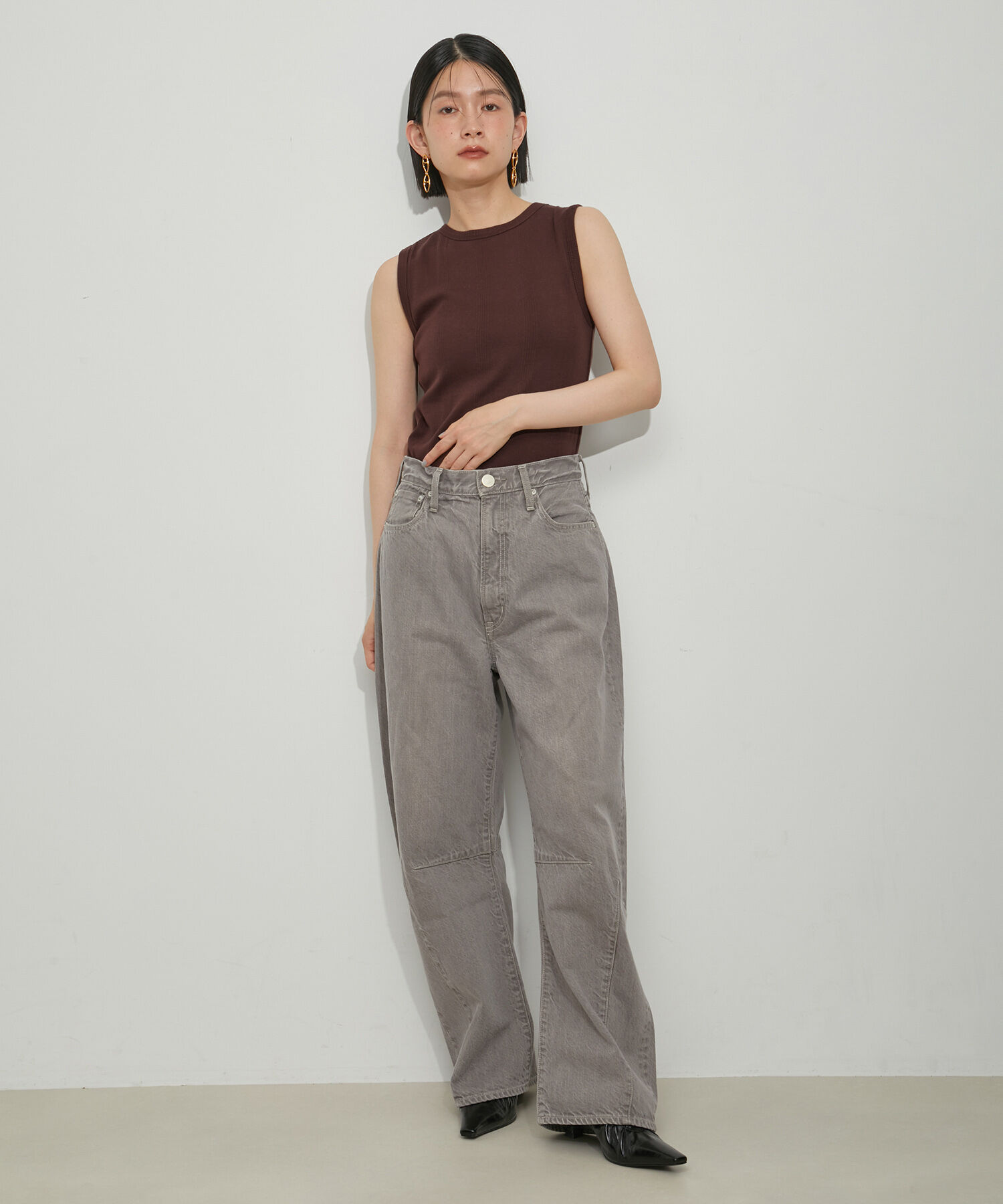 ADAM ET ROPE'「【Miller for ADAM ET ROPE'】別注SLEEVELESS TEE」|タンクトップ|