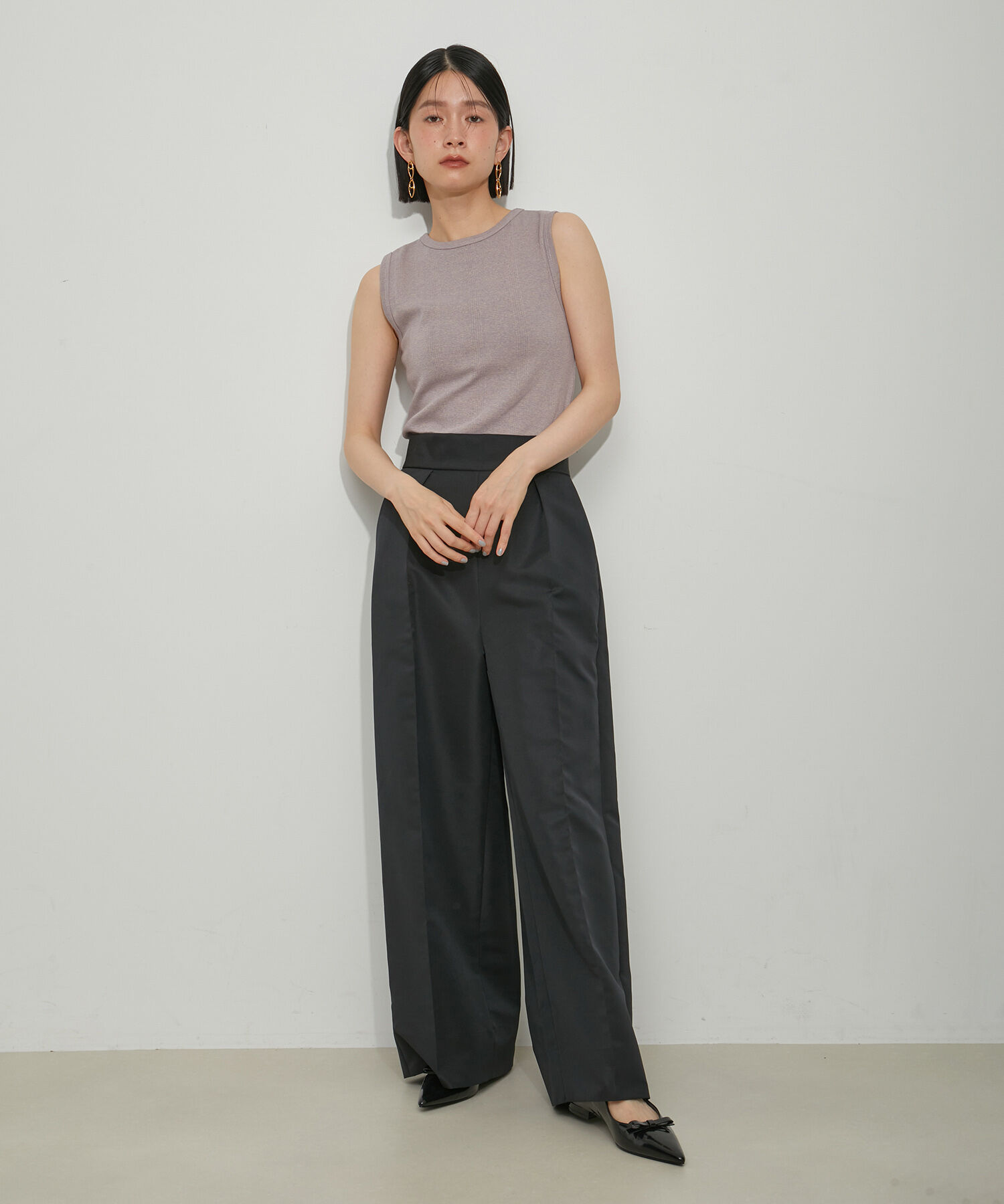 ADAM ET ROPE'「【Miller for ADAM ET ROPE'】別注SLEEVELESS TEE」|タンクトップ|