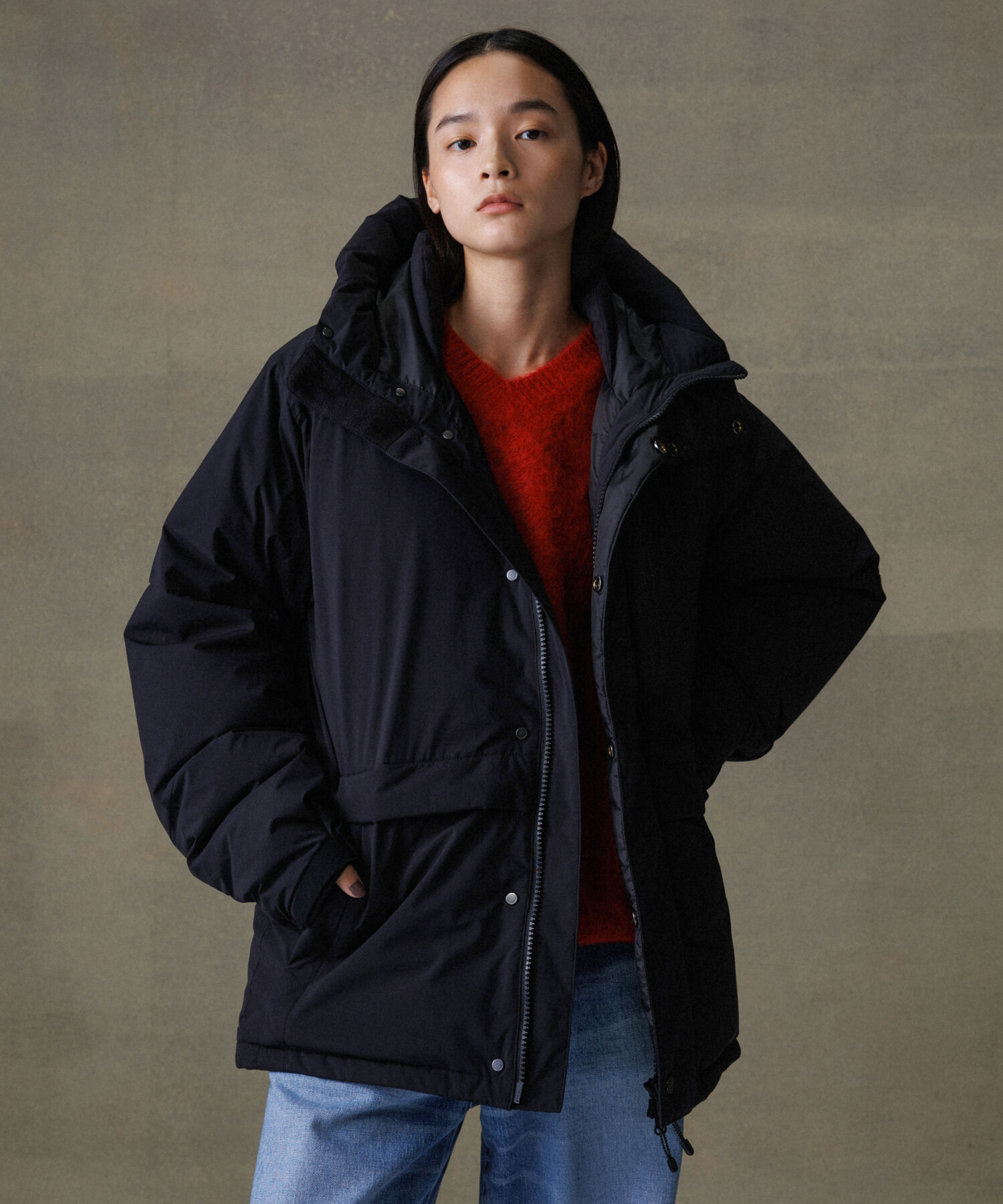 ADAM ET ROPE'「【ACT_01 AO】SHORT DOWN JACKET」|ダウン|