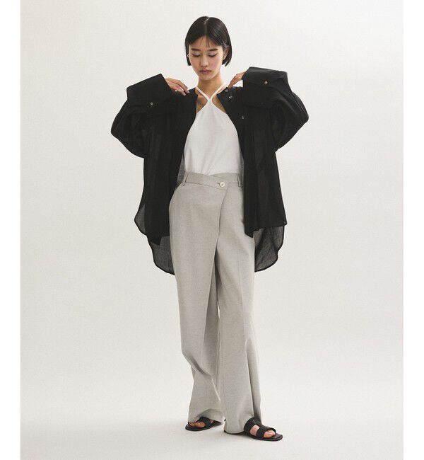 ADAM ET ROPE'「Iストラップラインストーンサンダル」|サンダル|