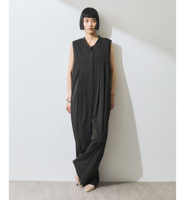 ADAM ET ROPE'「【WEB限定】ボクシータックオールインワン」|オールインワン|チャコール(06)