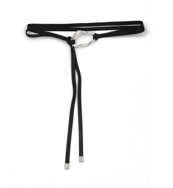 ADAM ET ROPE'「【サステナブル】ベルトコンビアシメワンピース」|ワンピース|