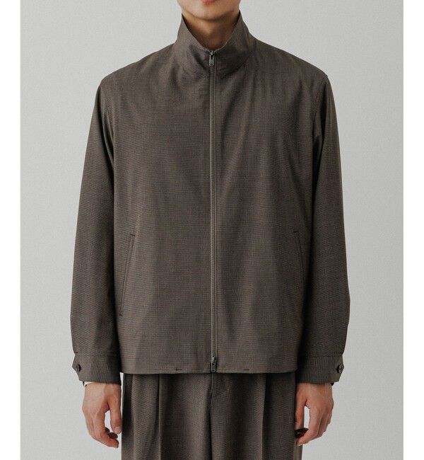 ADAM ET ROPE'「【DELEGANT】スタンドカラー ジップアップ ブルゾン / セットアップ対応」|ブルゾン・スタジャン|