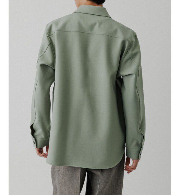 ADAM ET ROPE'「ダブルクロス シャツ ジャケット」|シャツ・ブラウス|