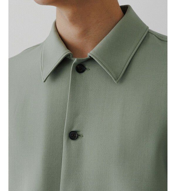 ADAM ET ROPE'「ダブルクロス シャツ ジャケット」|シャツ・ブラウス|