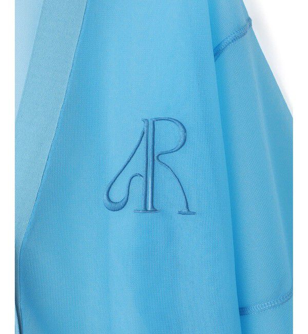 ADAM ET ROPE'「【サステナブル】シアーロゴカーディガン」|カーディガン|