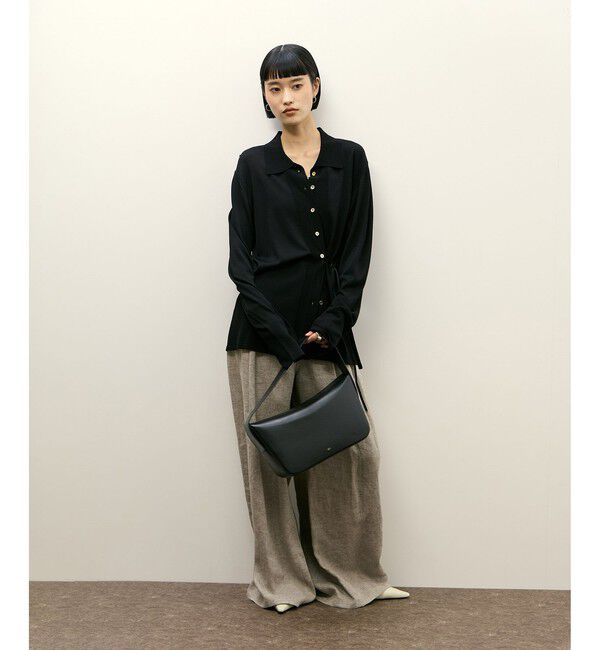 ADAM ET ROPE'「ニットシャツカーディガン」|カーディガン|