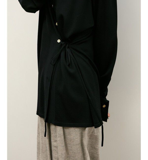 ADAM ET ROPE'「ニットシャツカーディガン」|カーディガン|