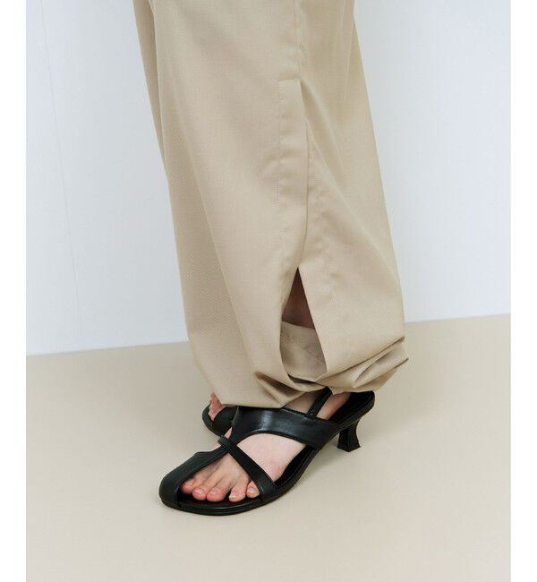 ADAM ET ROPE'「【WEB限定】サイドスリットパンツ」|チノ|