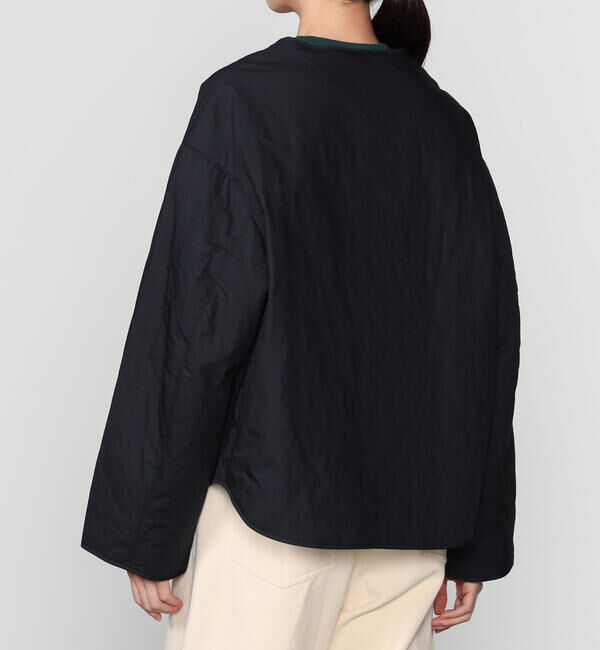 ORCIVAL「ORCIVAL | ノーカラー キルティングジャケット WOMEN」|ダウン|