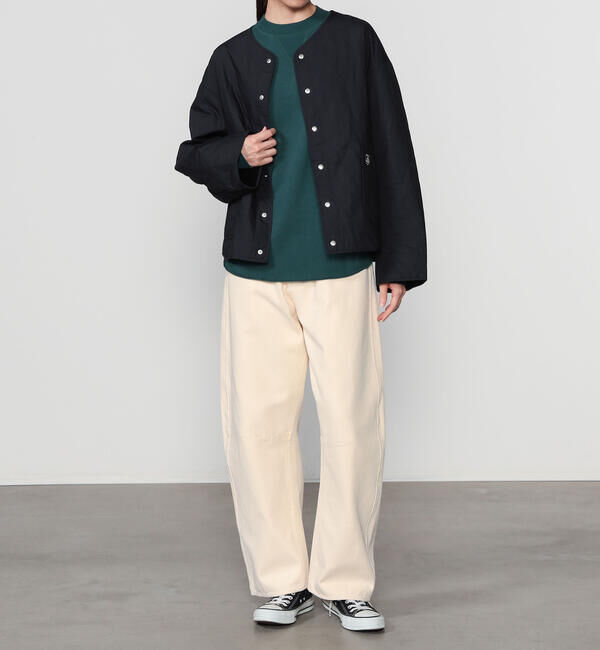 ORCIVAL「ORCIVAL | ノーカラー キルティングジャケット WOMEN」|ダウン|